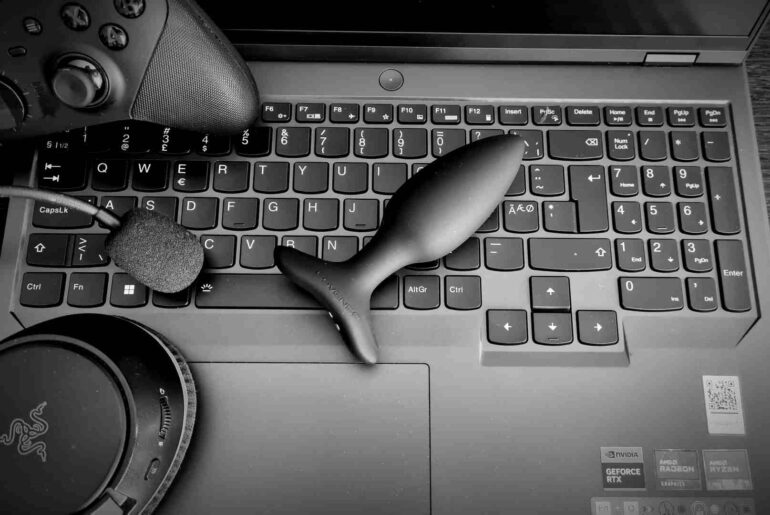 Featured image for an article on gaming sex toys